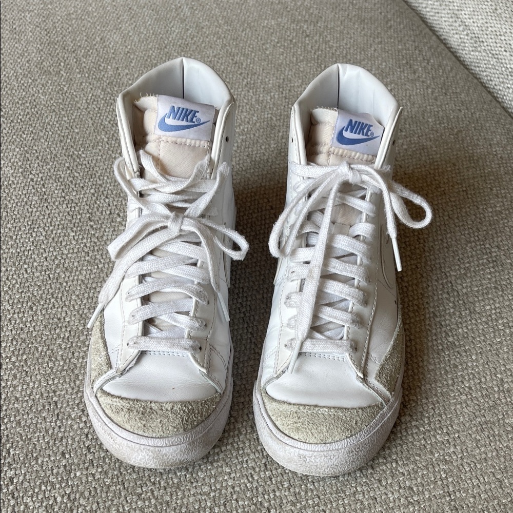 Nike Blazer White High-Top Sneakers